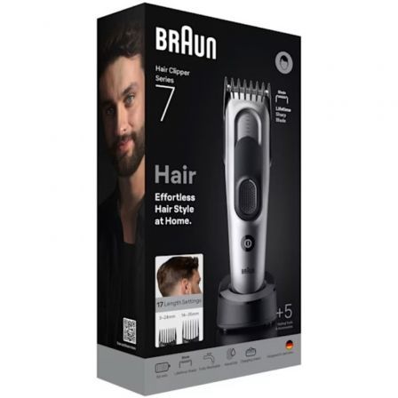 Braun HC 7590 HairClipper Series 7 con 17 ajustes de longitud